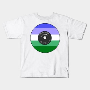 LGBT Gay vynil - GREEN Kids T-Shirt